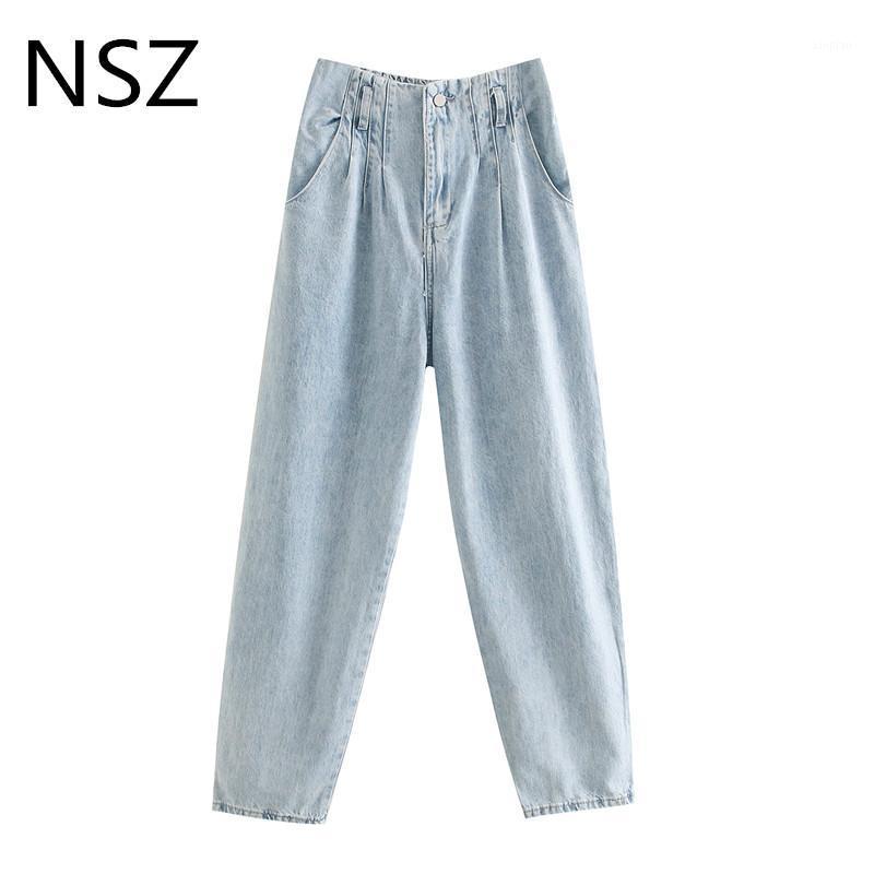 Women's Jeans NSZ Women Moms High Elastic Waist Paper Bag Pants Loose Wide Leg Boyfriend Denim Baggy Trousers Street Wear, Sky blue
Women's Jeans NSZ Women Moms High Elastic Waist Paper Bag Pants Loose Wide Leg Boyfriend Denim Baggy Trousers Street Wear, Sky blue