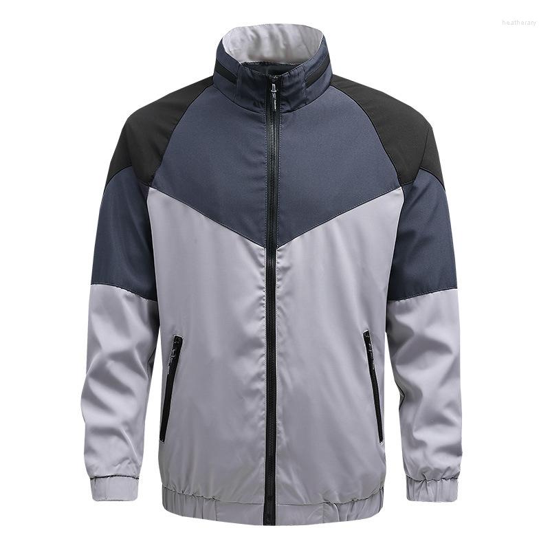 Men's Jackets Spring Autumn Hip Hop Jacket Men Casual Stand Collar Varsity Baseball Uniform Size 5XL Patchwork Zipper Coat, Gray
Men's Jackets Spring Autumn Hip Hop Jacket Men Casual Stand Collar Varsity Baseball Uniform Size 5XL Patchwork Zipper Coat, Gray