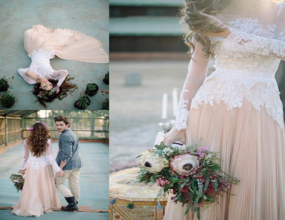 2019 Lace Appliques Beach Wedding Dresses Summer Beach Long Sleeve Chiffon Vintage Boho Bridal Gowns Custom Made Plus Size1560227, Silver
2019 Lace Appliques Beach Wedding Dresses Summer Beach Long Sleeve Chiffon Vintage Boho Bridal Gowns Custom Made Plus Size1560227, Silver
