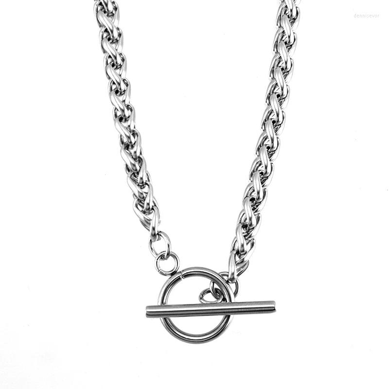 Chains Men's Stainless Steel Necklace Toggle T Bar Clasp Silver Color Wheat Chain Women Jewelry Gifts 4mm 5mm 6mm Width
Chains Men's Stainless Steel Necklace Toggle T Bar Clasp Silver Color Wheat Chain Women Jewelry Gifts 4mm 5mm 6mm Width