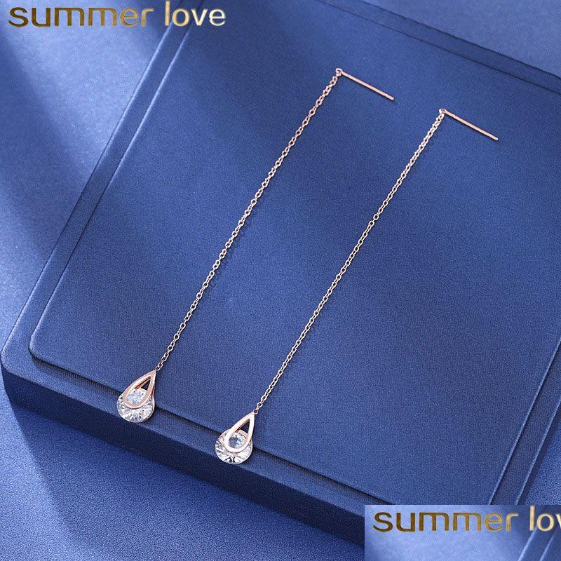 Dangle Chandelier Round Cubic Zircon Cz Diamond Rhinestone Long Chain Drop Earrings For Women Line Threader Water Earring Bridal B Dhy8F
Dangle Chandelier Round Cubic Zircon Cz Diamond Rhinestone Long Chain Drop Earrings For Women Line Threader Water Earring Bridal B Dhy8F