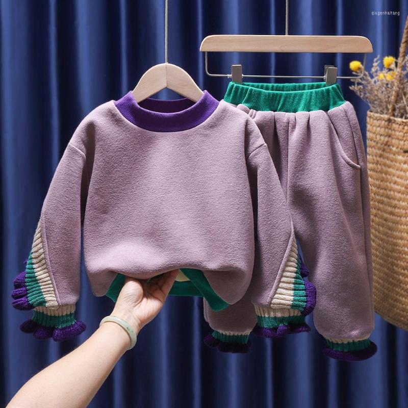 Clothing Sets Autumn Winter Children's Clothes 2PCS Plush Velvet Thickening Sweater Long Pants Girls Coats Baby Kids Casual Outfit Suits, One set
Clothing Sets Autumn Winter Children's Clothes 2PCS Plush Velvet Thickening Sweater Long Pants Girls Coats Baby Kids Casual Outfit Suits, One set