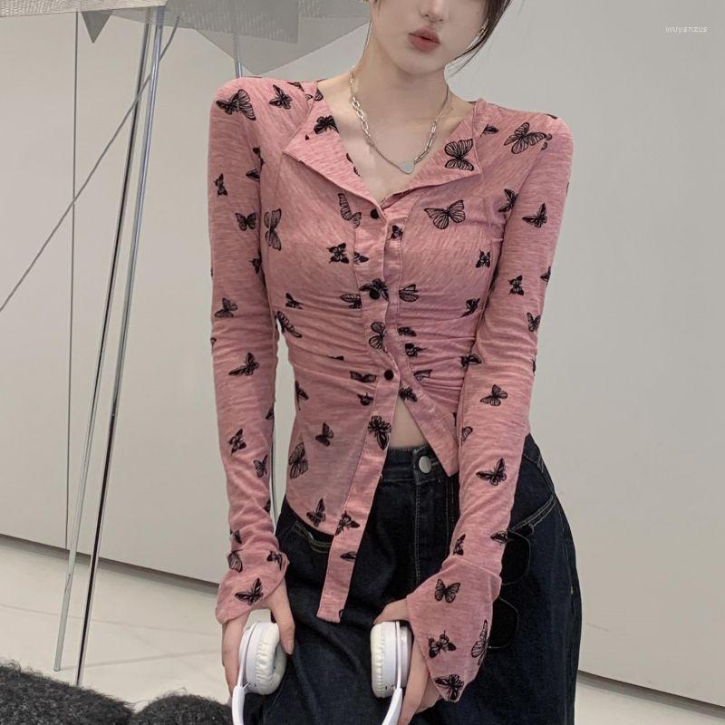 Women's T Shirts 2023 Pure Desire Babes Design Sense Butterfly Inner Wear Knitted Sweater Female Retro Slim Bottoming Top, Black
Women's T Shirts 2023 Pure Desire Babes Design Sense Butterfly Inner Wear Knitted Sweater Female Retro Slim Bottoming Top, Black