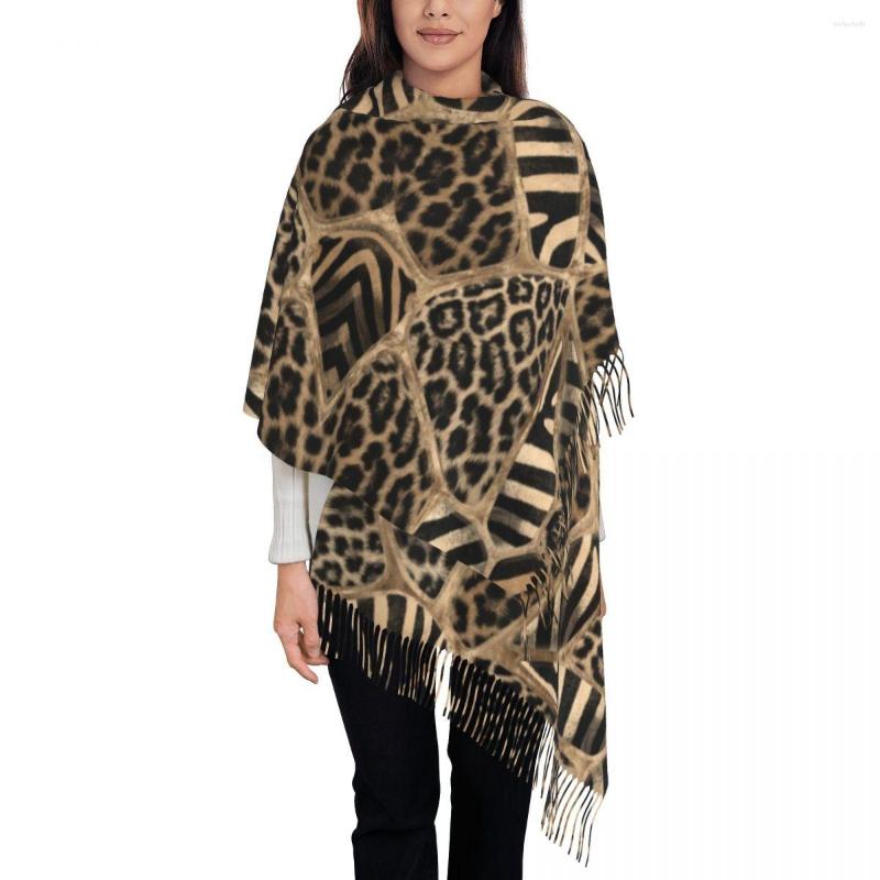 Scarves Lady Long Animal Print Women Winter Soft Warm Tassel Shawl Wrap Leopard And Zebra Pastel Gold Scarf
Scarves Lady Long Animal Print Women Winter Soft Warm Tassel Shawl Wrap Leopard And Zebra Pastel Gold Scarf