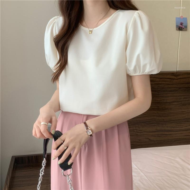 Women's T Shirts T-shirts Women Puff Sleeve Summer Korean Style Femme All-match Casual Tee Tops Fashion Girls, Pink
Women's T Shirts T-shirts Women Puff Sleeve Summer Korean Style Femme All-match Casual Tee Tops Fashion Girls, Pink