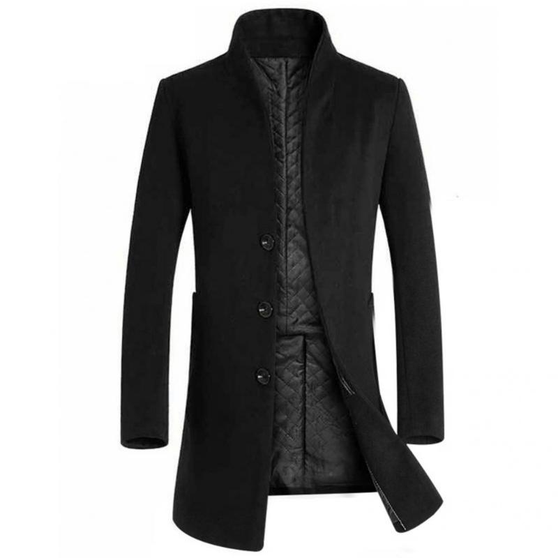 Men's Trench Coats Plus Size Stylish Jacket Long Coat Buttons Outwear Men Windbreaker Pure Color Warm, Black
Men's Trench Coats Plus Size Stylish Jacket Long Coat Buttons Outwear Men Windbreaker Pure Color Warm, Black