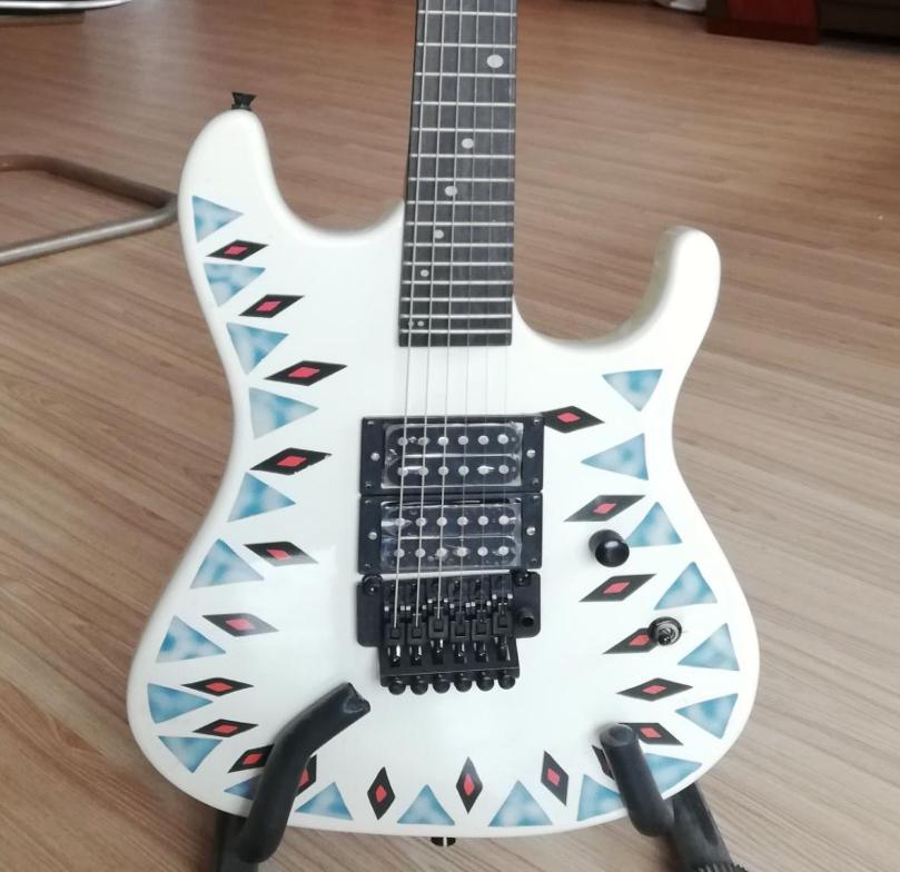 Custom Shop Kra White ST Electric Guitar Floyd Rose Tremolo Humbucker Pickups Black Hardware6543100
Custom Shop Kra White ST Electric Guitar Floyd Rose Tremolo Humbucker Pickups Black Hardware6543100