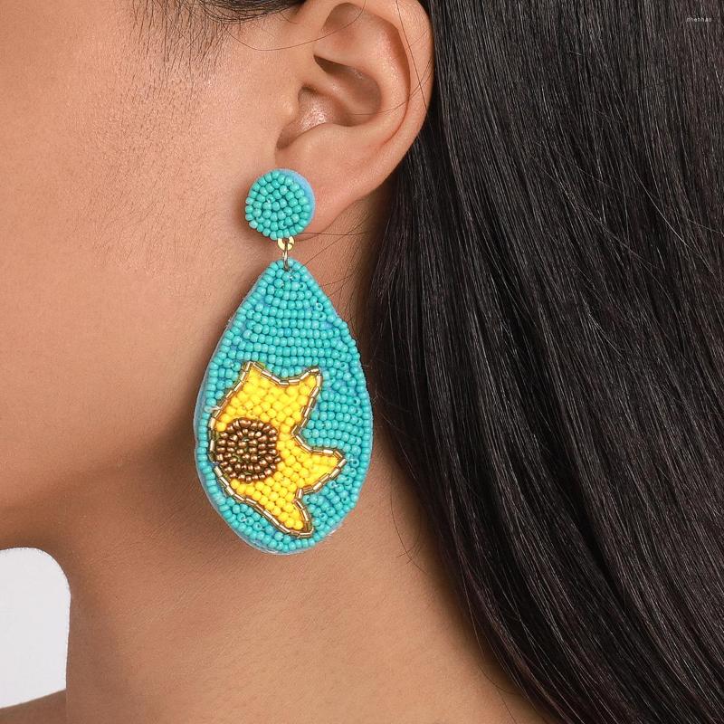 Dangle Earrings Exquisite Bohemia Style Jewellery Trendy Colorful Beaded Earring Exaggerated Waterdrop For Women Fashion Jewelry
Dangle Earrings Exquisite Bohemia Style Jewellery Trendy Colorful Beaded Earring Exaggerated Waterdrop For Women Fashion Jewelry