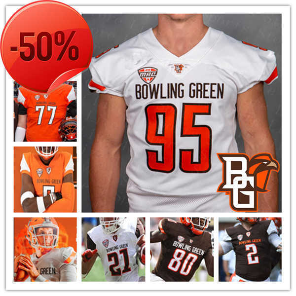 College 2021 Bowling Green BGSU Football Jersey Grant Loy Bryson Denley Quintin Morris Kholbe Coleman Elijah Eberhardt Riley Keller Denley, Men brown
College 2021 Bowling Green BGSU Football Jersey Grant Loy Bryson Denley Quintin Morris Kholbe Coleman Elijah Eberhardt Riley Keller Denley, Men brown
