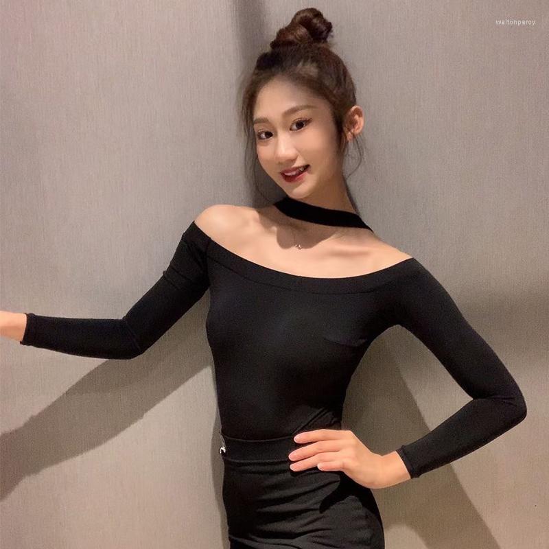 Stage Wear Off Shoulder Latin Dance Tops Women Rumba Samba Modern Clothing Adult Practice Blalroom Shirt DNV17275, Black tops
Stage Wear Off Shoulder Latin Dance Tops Women Rumba Samba Modern Clothing Adult Practice Blalroom Shirt DNV17275, Black tops
