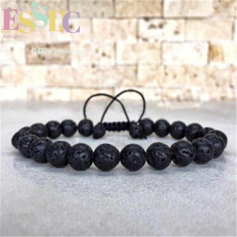 Strand Design Natural Black Lava Stone Beads For Women Energy Volcanic Rock Bracelet Men Yoga Healing Jewelry Gift
Strand Design Natural Black Lava Stone Beads For Women Energy Volcanic Rock Bracelet Men Yoga Healing Jewelry Gift
