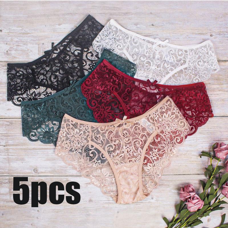 Women's Panties CHRLEISURE 5PCS/Set Sexy Hollowed Out Mid-waist Nylon Briefs Traceless Buttock Lifting Breathable Belly Retraction Underwear, 5color
Women's Panties CHRLEISURE 5PCS/Set Sexy Hollowed Out Mid-waist Nylon Briefs Traceless Buttock Lifting Breathable Belly Retraction Underwear, 5color