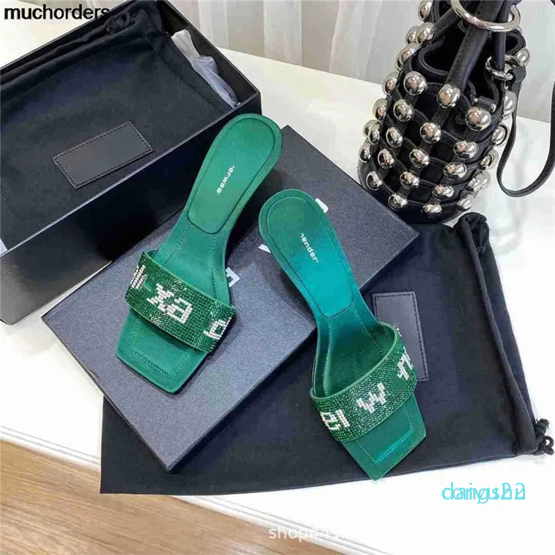 Designer Rhinestone thin heel letter Kitten Heel Sandals summer king square head thin heel with skirt straight line women's shoes, Black5
Designer Rhinestone thin heel letter Kitten Heel Sandals summer king square head thin heel with skirt straight line women's shoes, Black5
