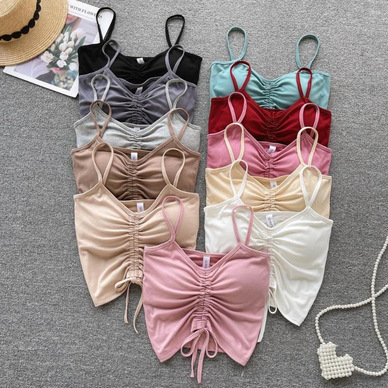Women's Tanks Women Chic Pleated Bandage Off Shoulder Top Slim Basic Sexy Korean Fashion Summer Corset Bustier, Dark gray
Women's Tanks Women Chic Pleated Bandage Off Shoulder Top Slim Basic Sexy Korean Fashion Summer Corset Bustier, Dark gray
