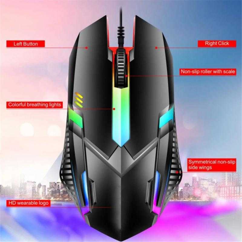 Keyboards RYRA Gamer Keyboard And Mouse Combo Set RGB LED 104-Key Wired Waterproof Gaming Keyboard Mouse Notebook Laptop Desktop PC Tablet G230525