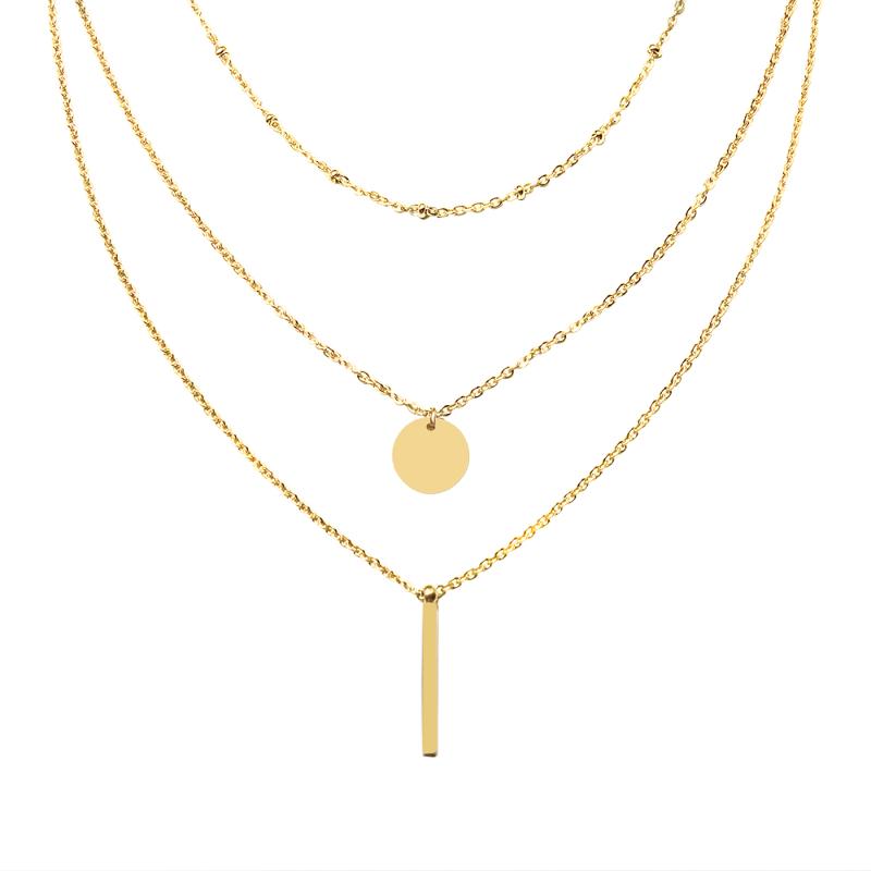 Chains Fashion Ins Simple And Beautiful Temperament Geometric Disc Round Brand Long Necklace Clavicle Chain Titanium Steel Rose Gold
Chains Fashion Ins Simple And Beautiful Temperament Geometric Disc Round Brand Long Necklace Clavicle Chain Titanium Steel Rose Gold