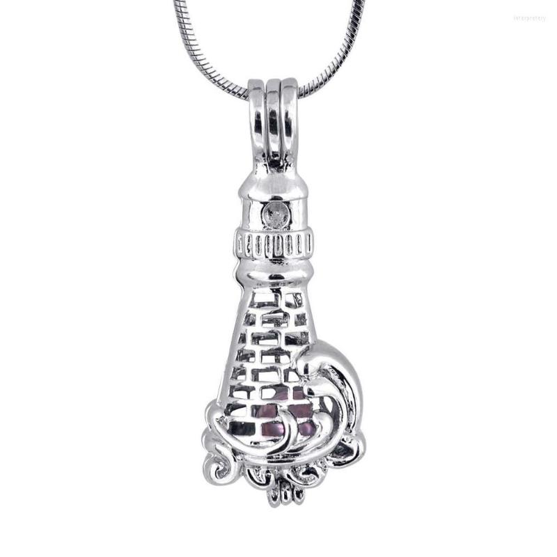Pendant Necklaces 18KGP Lighthouse Locket Cage Can Hold Pearl Gem Bead Mounting For DIY Fashion Jewelry Making
Pendant Necklaces 18KGP Lighthouse Locket Cage Can Hold Pearl Gem Bead Mounting For DIY Fashion Jewelry Making