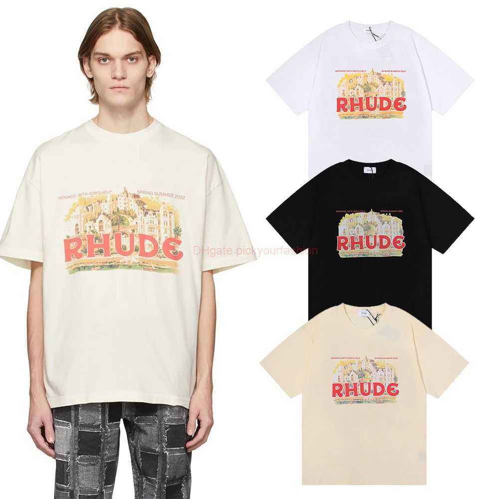 Designer Fashion Clothing Tees Tshirt 2022ss Rhude Monaco with Gods Help Spring Summer Short Sleeve Tshirt for Men Women Cotton Streetwear Tops Casual Sportswear Ro, White 5018
Designer Fashion Clothing Tees Tshirt 2022ss Rhude Monaco with Gods Help Spring Summer Short Sleeve Tshirt for Men Women Cotton Streetwear Tops Casual Sportswear Ro, White 5018