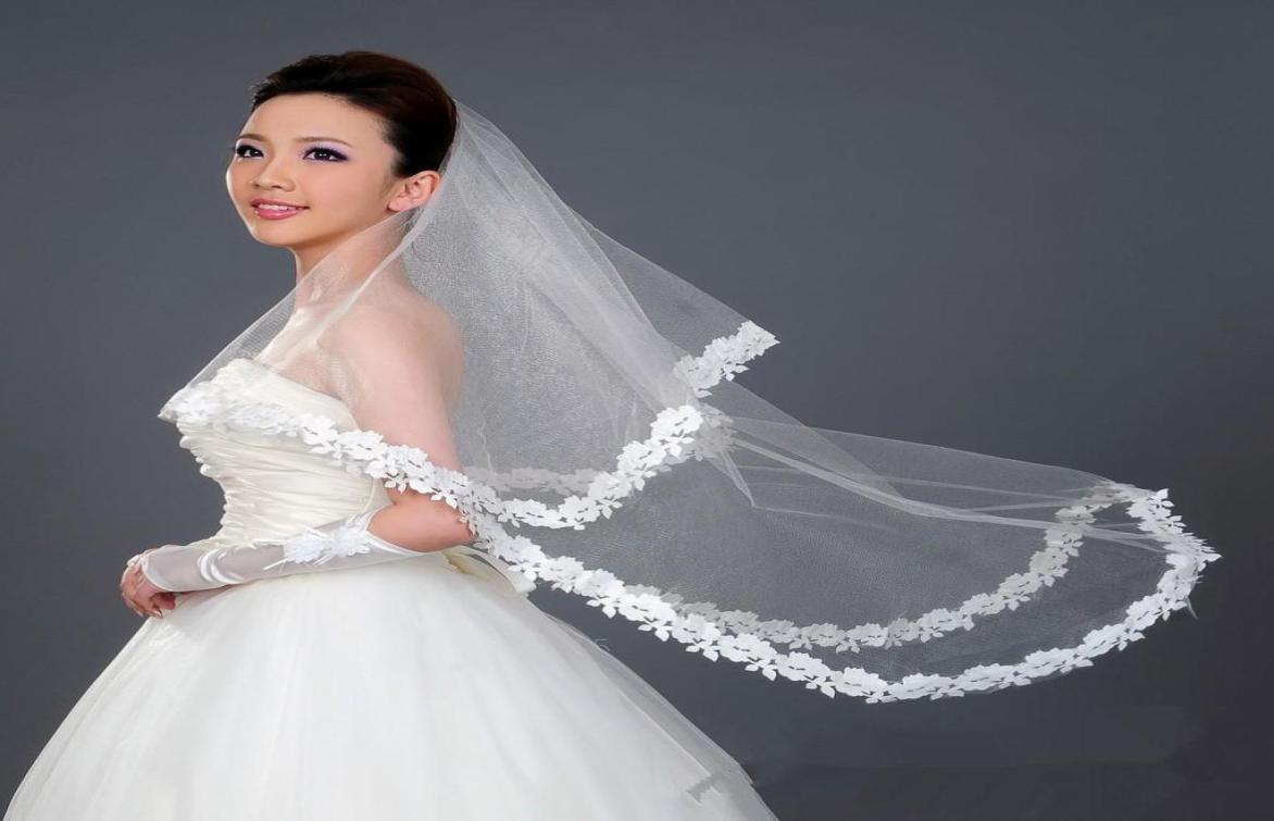 Whole Bridal Accessories Two Layers Tulle Bridal Veils Lace Applique Edge Cheap Fingertip Length Wedding Veils On cheap9218462, White
Whole Bridal Accessories Two Layers Tulle Bridal Veils Lace Applique Edge Cheap Fingertip Length Wedding Veils On cheap9218462, White