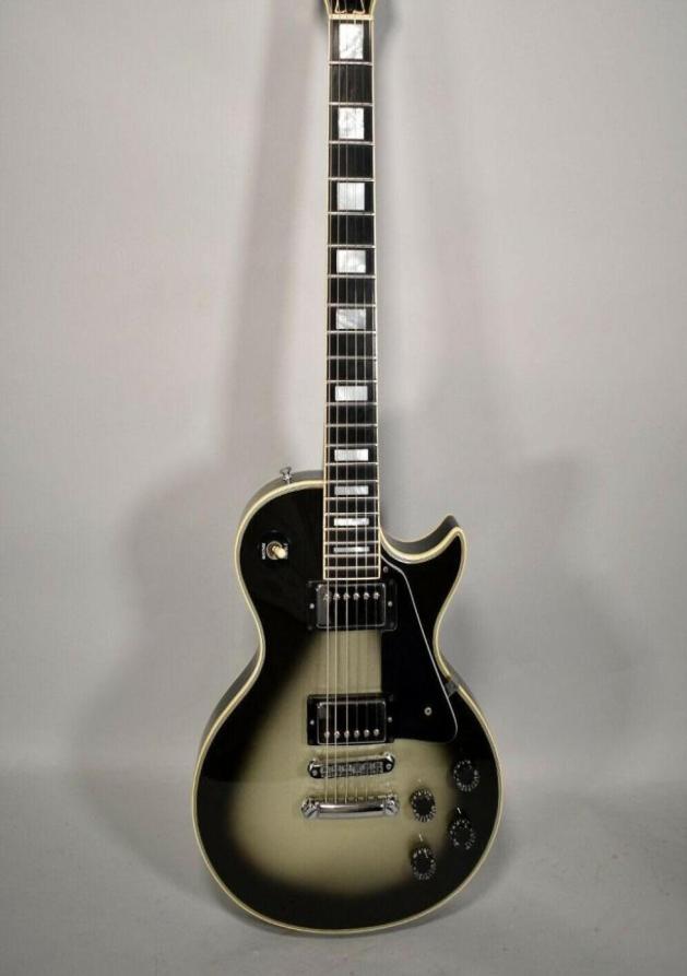 Custom Electric Guitar Vintage Silverburst Adam Jones ebony Fingerboard frets binding6710996
Custom Electric Guitar Vintage Silverburst Adam Jones ebony Fingerboard frets binding6710996