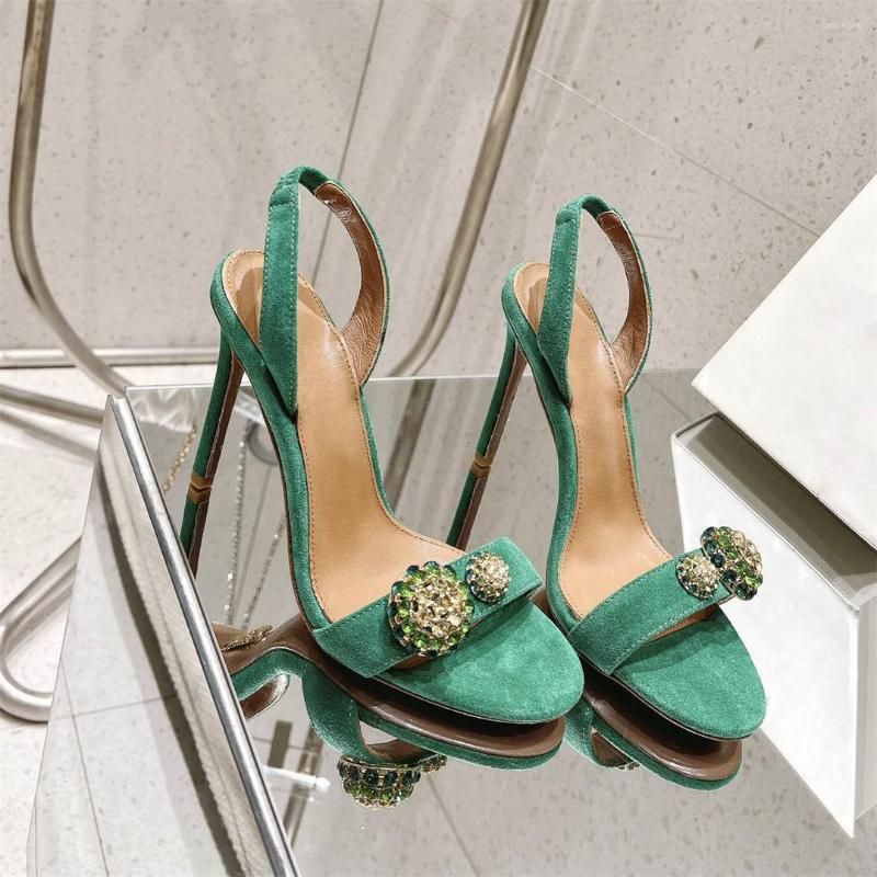 Sandals 2023 Summer Fashion Round Toe Crystal Decor Women Shoes Sexy High Heels Genuine Leather Chaussure Femme Size 35-42, Picture shown
Sandals 2023 Summer Fashion Round Toe Crystal Decor Women Shoes Sexy High Heels Genuine Leather Chaussure Femme Size 35-42, Picture shown