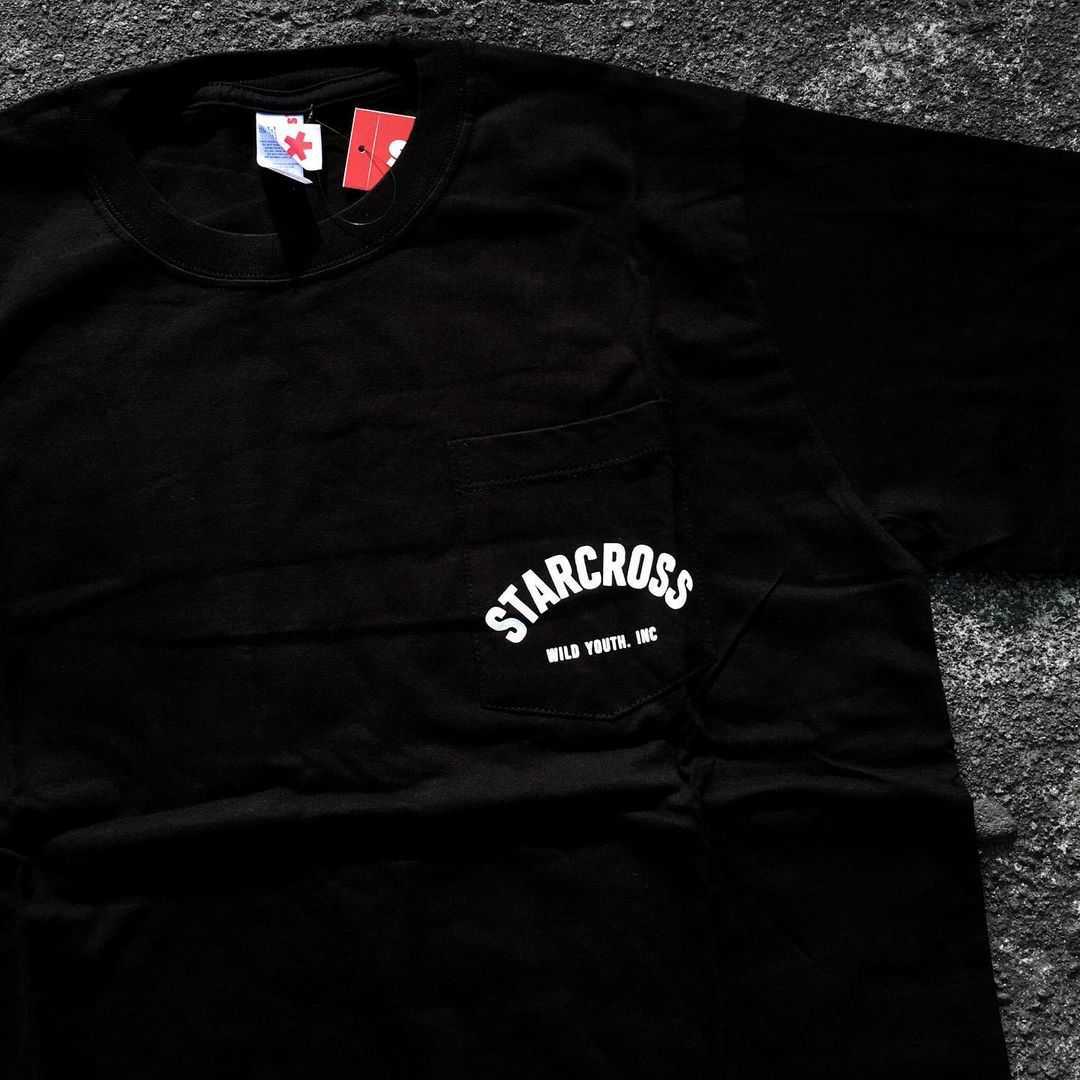 Niche Amikaki Starcross Gang Black Half Sleeved Trendy Men's and Women's Large Short T-shirt Top, Black6
Niche Amikaki Starcross Gang Black Half Sleeved Trendy Men's and Women's Large Short T-shirt Top, Black6