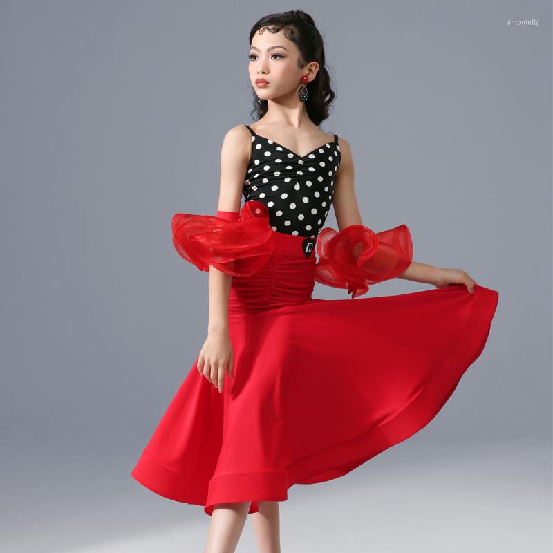 Stage Wear 2023 Sleeveless Modern Dancing Dress Girls Latin Dance Competition Dresses Kids Ballroom Party SL8382
Stage Wear 2023 Sleeveless Modern Dancing Dress Girls Latin Dance Competition Dresses Kids Ballroom Party SL8382