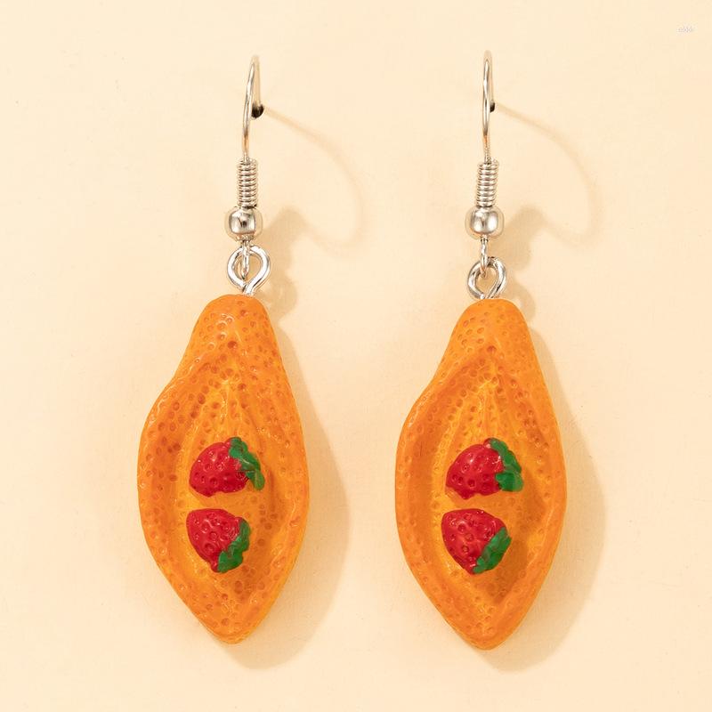 Dangle Earrings Simple And Versatile With Fun Sliced Fruit Bread Pendant Niche Design Personality Geometric Street Snap Temperament
Dangle Earrings Simple And Versatile With Fun Sliced Fruit Bread Pendant Niche Design Personality Geometric Street Snap Temperament