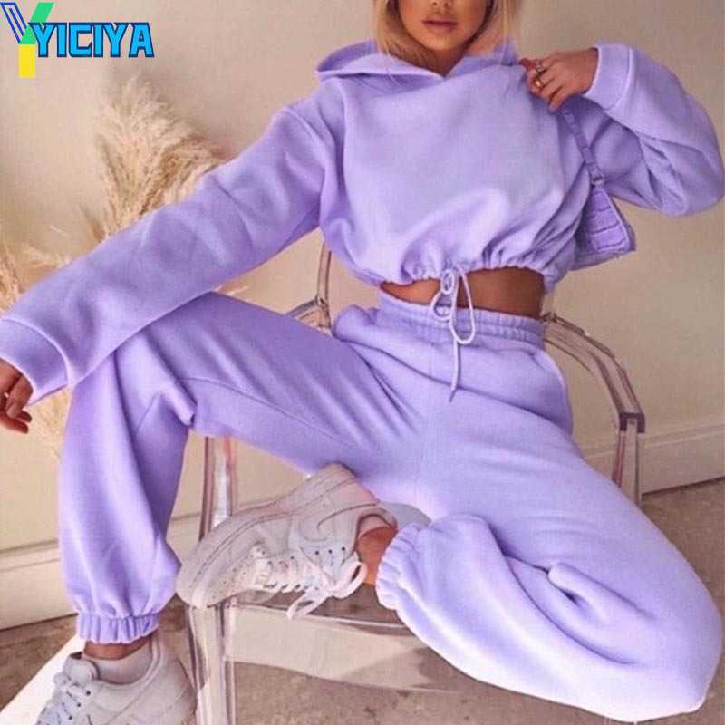YICIYA Winter Two Piece Sets Women Tracksuit Oversized Suit Autumn Trouser Suits Female Sweatshirt Solid Sports Hoodie Sportswear, Purple
YICIYA Winter Two Piece Sets Women Tracksuit Oversized Suit Autumn Trouser Suits Female Sweatshirt Solid Sports Hoodie Sportswear, Purple