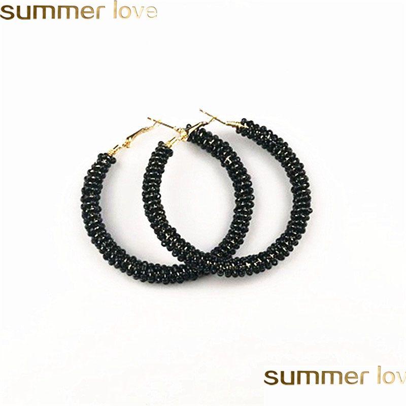 Hoop Huggie New Ethnic Big Circle Earrings Red Yellow White Beads Earring For Women Girls Bohemian Design Jewelry Drop Delivery Dh574
Hoop Huggie New Ethnic Big Circle Earrings Red Yellow White Beads Earring For Women Girls Bohemian Design Jewelry Drop Delivery Dh574