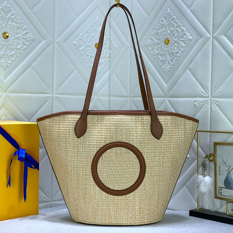 Straw Shopping Bag Women Composite Bag Lafite Beach Bag Shoulder Handbags Designer Tote Bags Woven Bag Flat Purse Zipper Coin Pouch Wallets Fashion Leather Letters, Brown
Straw Shopping Bag Women Composite Bag Lafite Beach Bag Shoulder Handbags Designer Tote Bags Woven Bag Flat Purse Zipper Coin Pouch Wallets Fashion Leather Letters, Brown