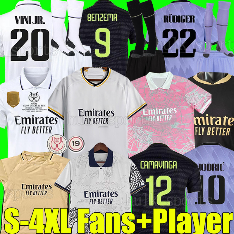 4XL 22/23/24 BENZEMA Finals soccer jerseys Copa del Rey champion football shirt ALABA TCHOUAMENI CAMAVINGA MODRIC VALVERDE VINI JR fans player dragon men kids kits, 22-23 home kit+socks
4XL 22/23/24 BENZEMA Finals soccer jerseys Copa del Rey champion football shirt ALABA TCHOUAMENI CAMAVINGA MODRIC VALVERDE VINI JR fans player dragon men kids kits, 22-23 home kit+socks