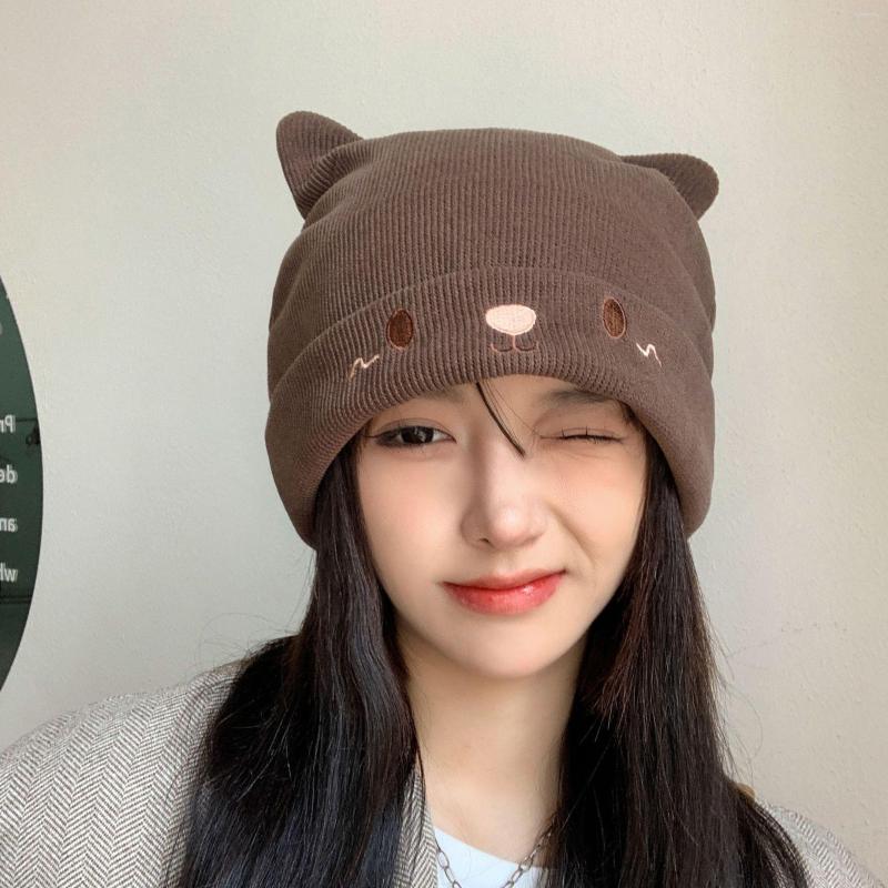 Berets Japanese Lovely Ears Letter Knitted Hat Women Autumn Winter 100 Wear Warm Pullover Net Red Fashion Cold For, White
Berets Japanese Lovely Ears Letter Knitted Hat Women Autumn Winter 100 Wear Warm Pullover Net Red Fashion Cold For, White