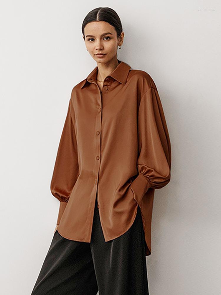 Women' Blouses RDMQ 2023 Fashionable Young Lady Shirt Vintage Brown Women Long Sleeve Office Tops Lapel Classic Oversize Shirts
Women' Blouses RDMQ 2023 Fashionable Young Lady Shirt Vintage Brown Women Long Sleeve Office Tops Lapel Classic Oversize Shirts