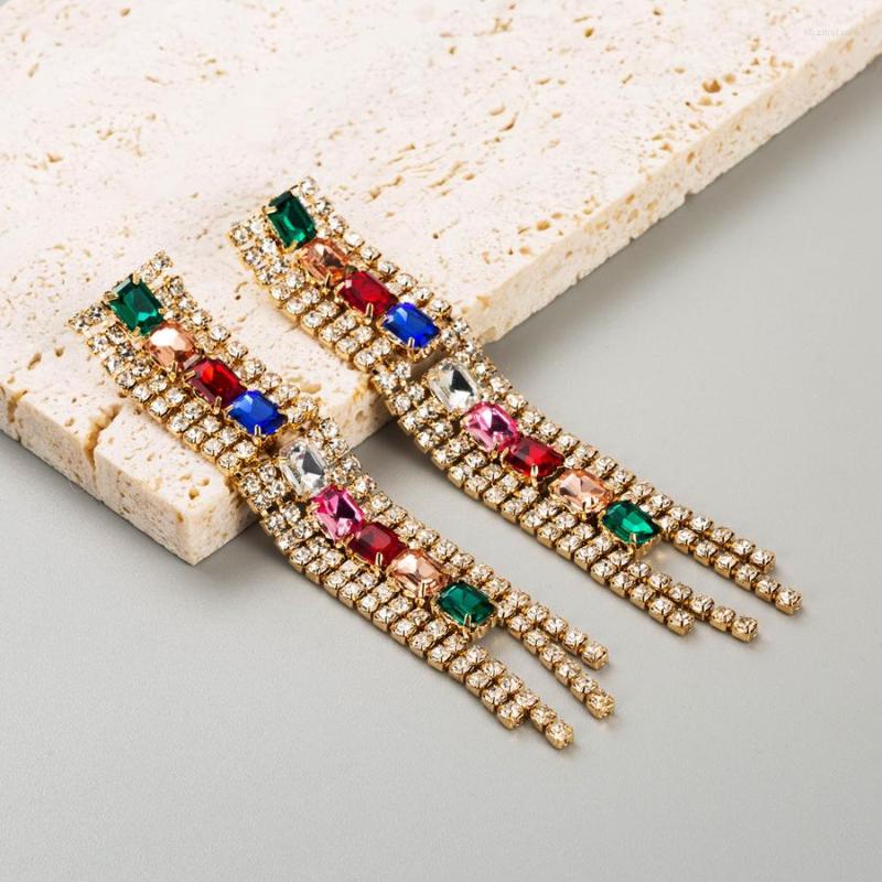 Dangle Earrings Luxury Long Crystals Tassel Fuchsia Ladies Rhinestone Korean Wedding Banquet Occasions Jewelry
Dangle Earrings Luxury Long Crystals Tassel Fuchsia Ladies Rhinestone Korean Wedding Banquet Occasions Jewelry