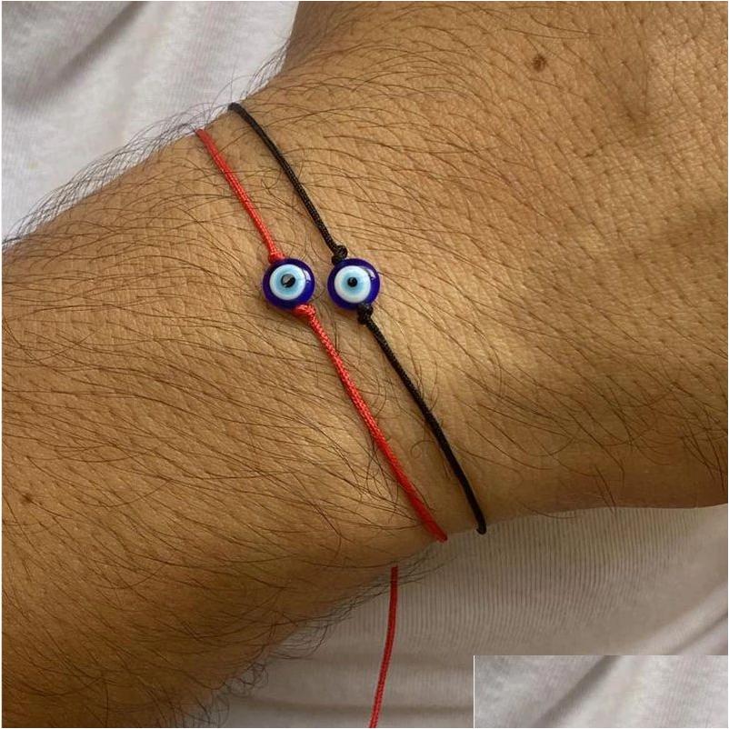 Charm Bracelets Braided Evil Blue Eye Bracelet Handmade Jewelry Wax Rope String For Women Girl Drop Delivery Dhecm
Charm Bracelets Braided Evil Blue Eye Bracelet Handmade Jewelry Wax Rope String For Women Girl Drop Delivery Dhecm