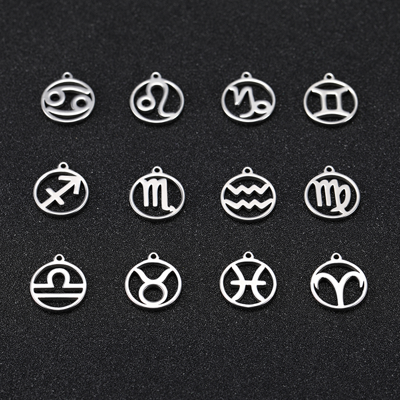 Teamer 12pcs Zodiac Floating Charms Stainless Steel Gemini Aries Libra Taurus Twelve Constellation Pendant for Jewelry Making
Teamer 12pcs Zodiac Floating Charms Stainless Steel Gemini Aries Libra Taurus Twelve Constellation Pendant for Jewelry Making