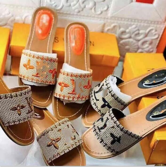 Fashion 2023 Designer Luxury New Women's Slippers Red Linen Flat Slippers G220527, Lvst3211
Fashion 2023 Designer Luxury New Women's Slippers Red Linen Flat Slippers G220527, Lvst3211