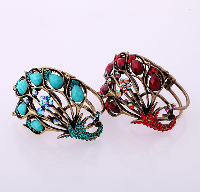 Bangle Bulk Price Blue & Red Acrylic Crystal Peacock Bangles Antique Gold Color Vintage For Women Jewelry
Bangle Bulk Price Blue & Red Acrylic Crystal Peacock Bangles Antique Gold Color Vintage For Women Jewelry
