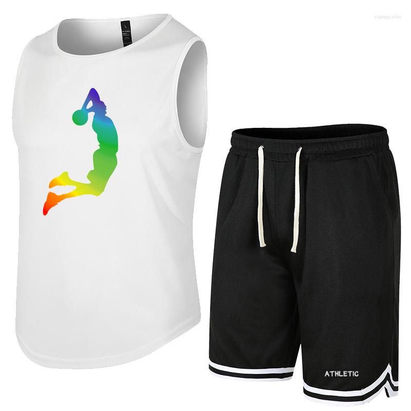 Men's Tracksuits 2023 Fashion Summer Sports Suit Sleeveless Casual Top Loose Breathable Men Clothing Set Clothes For Cool Shorts 2 Piece, Green-black-bb
Men's Tracksuits 2023 Fashion Summer Sports Suit Sleeveless Casual Top Loose Breathable Men Clothing Set Clothes For Cool Shorts 2 Piece, Green-black-bb