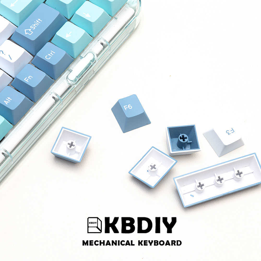Keyboards KBDiy GMK Keycap Double Shot GMK Olivia Shoko Jamon WOB Red Samurai Botanical PBT Keycaps Cherry Profile for Mechanical Keyboard G230525