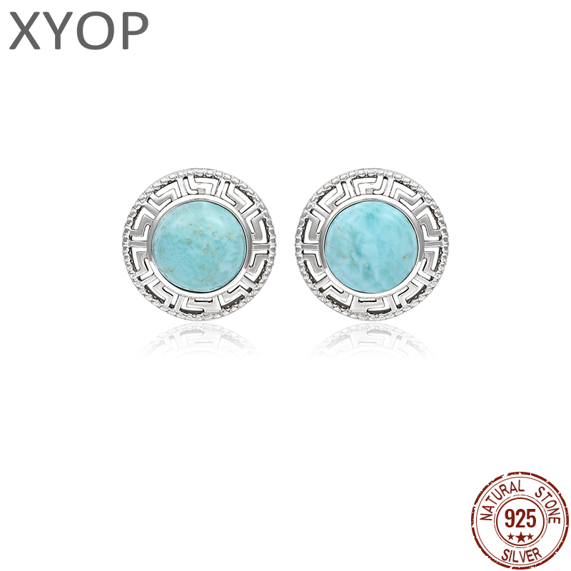 New Fashion Eardrop Flower Charm 925 Sterling Silver Jewelry Gift Classic Natural Precious Larimar Earrings for Women
New Fashion Eardrop Flower Charm 925 Sterling Silver Jewelry Gift Classic Natural Precious Larimar Earrings for Women