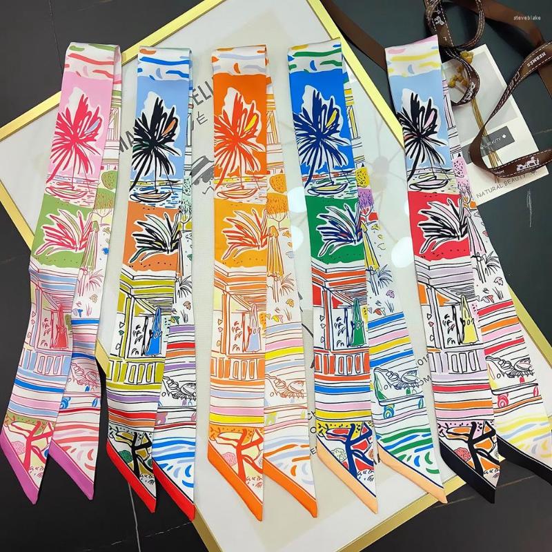 Scarves Chic Small Silk Scarf For Women Luxury Hair Wrap Bag Handle Ribbon Brand Fashion Foulard Women's Headscarf Headband
Scarves Chic Small Silk Scarf For Women Luxury Hair Wrap Bag Handle Ribbon Brand Fashion Foulard Women's Headscarf Headband