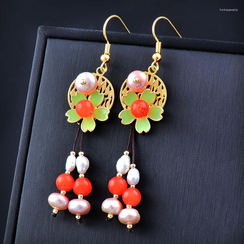 Dangle Earrings KIOOZOL Luxury Natural Pearls Flower Tassels For Women Bridal Fashion Wedding Jewelry Accessories 366 KO8
Dangle Earrings KIOOZOL Luxury Natural Pearls Flower Tassels For Women Bridal Fashion Wedding Jewelry Accessories 366 KO8