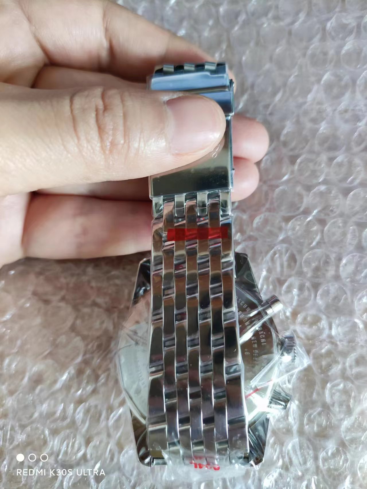 Stainless steel watch chain, precision steel strap, high-quality stainless steel strap, width 24mm, length 200mm
Stainless steel watch chain, precision steel strap, high-quality stainless steel strap, width 24mm, length 200mm