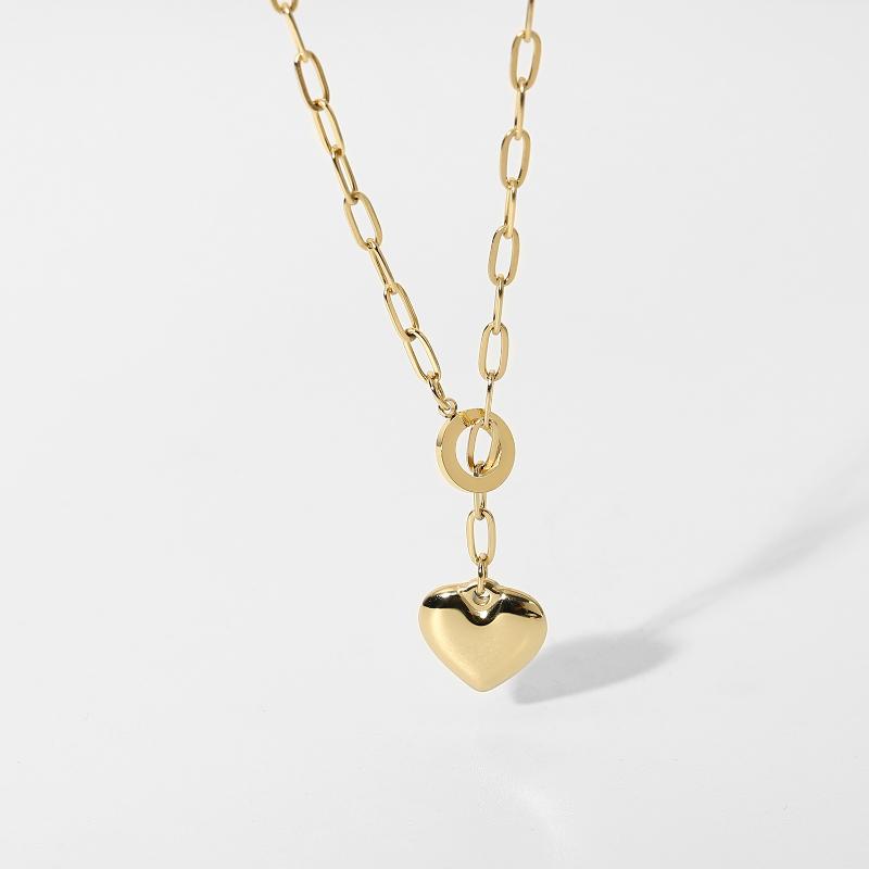Pendant Necklaces Custom Y Shape Gold Link Chain 14K Stainless Steel Cubic Hearts Necklace For Women Summer Fashion Jewelryhoker Neckalce
Pendant Necklaces Custom Y Shape Gold Link Chain 14K Stainless Steel Cubic Hearts Necklace For Women Summer Fashion Jewelryhoker Neckalce