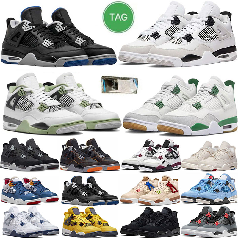 Jumpman 4 Men Basketball shoes 4s Retro Military Black Cat Bred UNC University Blue Oreo White Grey Women Pure Royalty Outdoor Walking Sport Sneakers Eur 36-47, 37
Jumpman 4 Men Basketball shoes 4s Retro Military Black Cat Bred UNC University Blue Oreo White Grey Women Pure Royalty Outdoor Walking Sport Sneakers Eur 36-47, 37