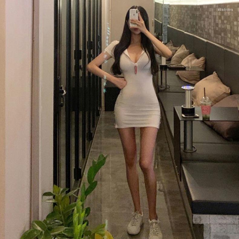 Party Dresses Year 2023 Women's Summer Dress Mini Bodycon Wrap Hip Robe Sexy Club Woman Clothes Zipper Pullover With Short Sleeve, Black
Party Dresses Year 2023 Women's Summer Dress Mini Bodycon Wrap Hip Robe Sexy Club Woman Clothes Zipper Pullover With Short Sleeve, Black