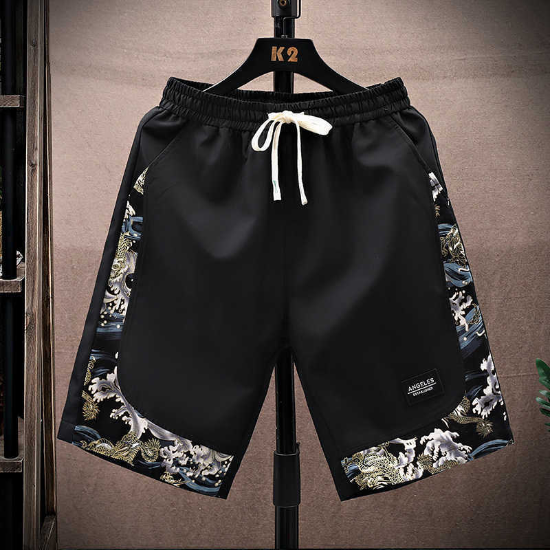 China-Chic Printed Sports Shorts Men's Summer Fashion Wear Chinese Loose Versatile Large Casual Capris, Li 833 gray
China-Chic Printed Sports Shorts Men's Summer Fashion Wear Chinese Loose Versatile Large Casual Capris, Li 833 gray