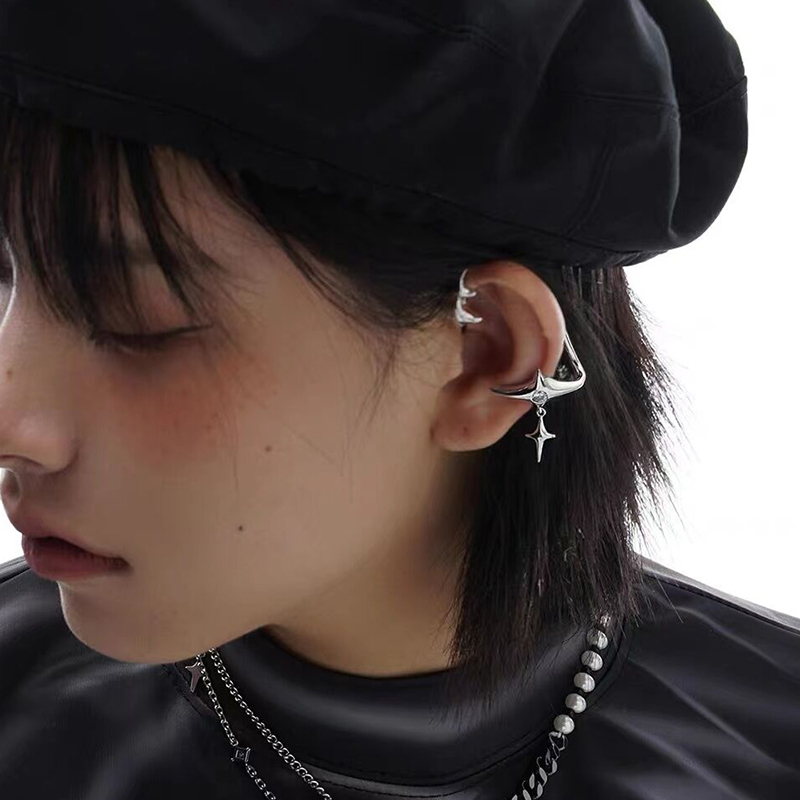 1Pair Fashion Silver Color Star Clip Earrings For Women No Piercing Trendy Rhinestone Earcuffs Statement Cartilage Party Jewelry
1Pair Fashion Silver Color Star Clip Earrings For Women No Piercing Trendy Rhinestone Earcuffs Statement Cartilage Party Jewelry